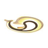 Dolphin Led Ceiling Light For Theme Parks And Bathrooms - Acrylic Animal Flush Fixture In White