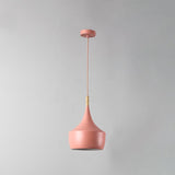Sleek Geometry Drop Pendant: Simplicity Metal 1-Light Dining Room Hanging Light Kit With Wood Cork