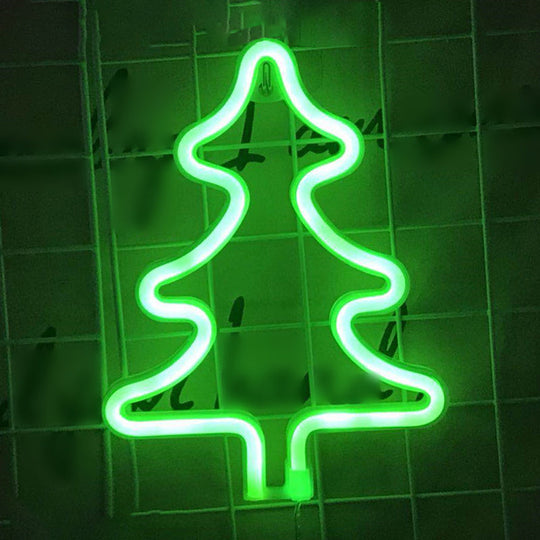 Minimalistic Usb Led Night Lamp With Plastic Animation Framework For Modern Wall Lighting White / E