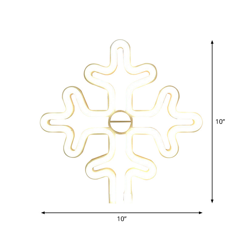 Minimalistic Usb Led Night Lamp With Plastic Animation Framework For Modern Wall Lighting