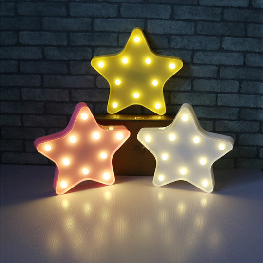 Modern Battery-Operated Led Wall Night Light - Star Stand Lighting