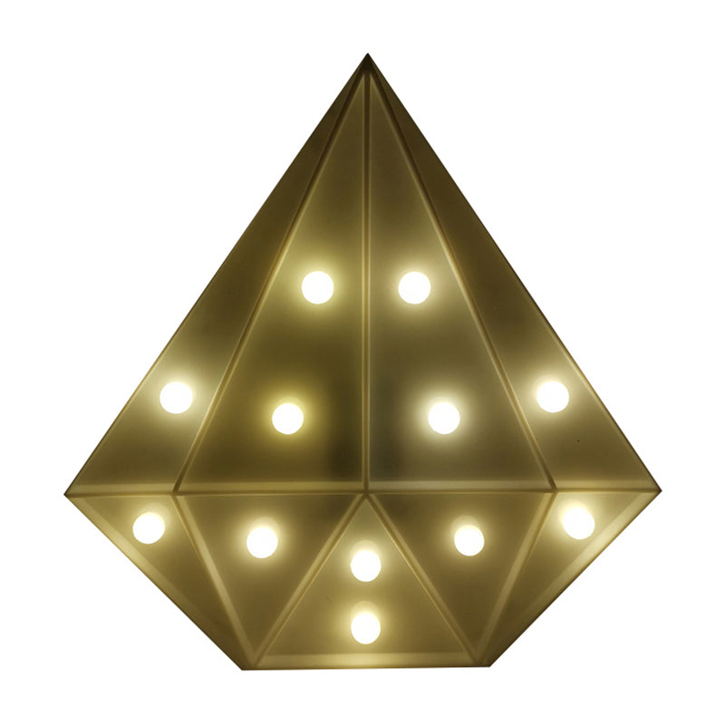 Led Bedroom Nightstand Light With Minimalist Design And Plastic Shade