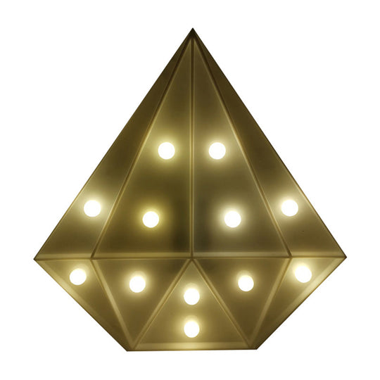 Led Bedroom Nightstand Light With Minimalist Design And Plastic Shade