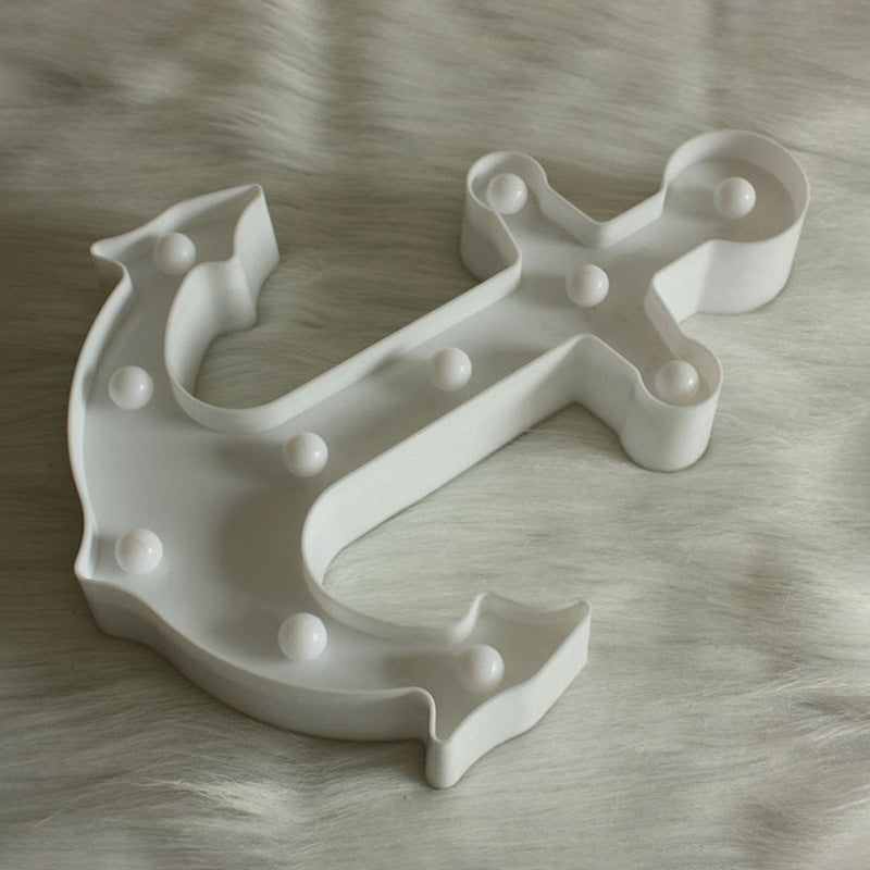 Led Wall Night Lamp For Baby Bedroom - Nordic Style Sailing Element Plastic Nightstand Lighting