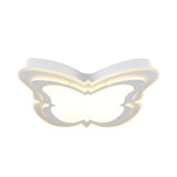 Kindergarten Ceiling Light Fixture: Cartoon Flush Mount With Butterfly Acrylic Design