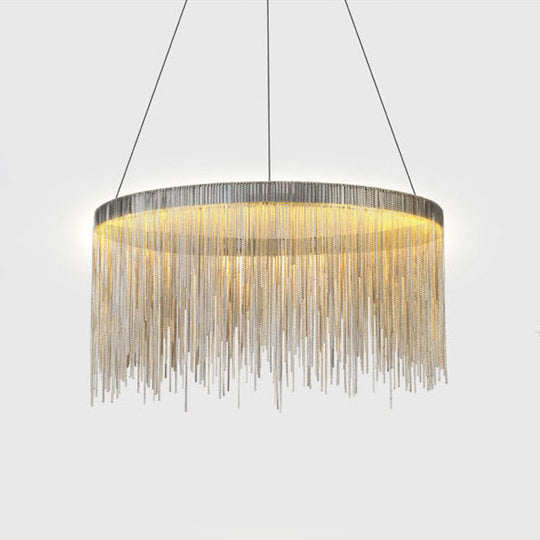 Minimalistic Led Aluminum Chandelier Pendant Light – Perfect For Living Room Ceiling