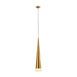 Tapered Metal Hanging Lamp Kit - Elegant Pendant Light Fixture For Dining Room In 3 Colors