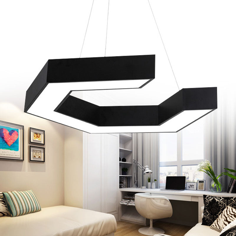 Modern Magnetic Led Pendant Light With Acrylic Shade