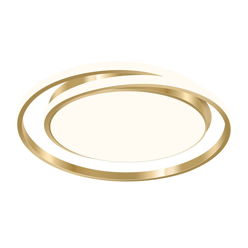 Minimalist Led Circle Flush Ceiling Light Acrylic Bedroom - Ready