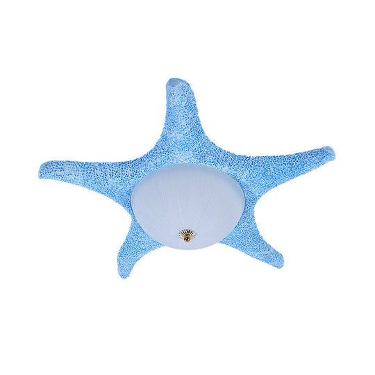 Nordic Stylish Starfish Kid’s Flush Mount Ceiling Light Fixture