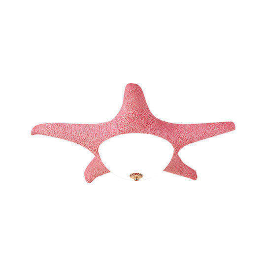 Nordic Stylish Starfish Kid’s Flush Mount Ceiling Light Fixture