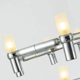Modern Nordic Led Chandelier Lamp - Multi Layered Black/Silver/White Living Room Hanging Light