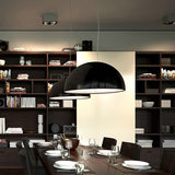 Modern Dome Pendant Lamp With Flower Pattern And Metallic Finish - Available In 3 Sizes