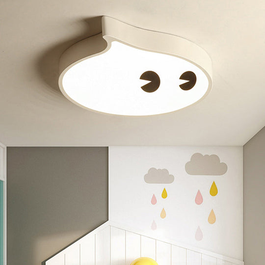 Cartoon Face Led Ceiling Lamp For Boy’s Bedroom