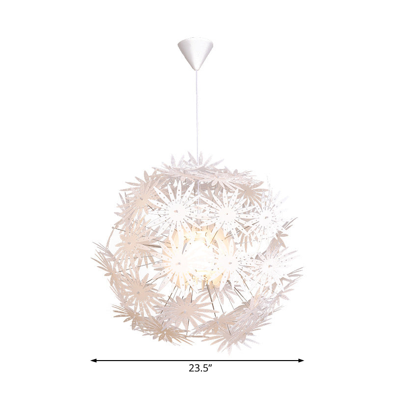 Sputnik Art Deco Pendant Acrylic Ceiling Light: 1 Light 19’/23.5’ Wide Perfect For Bedrooms