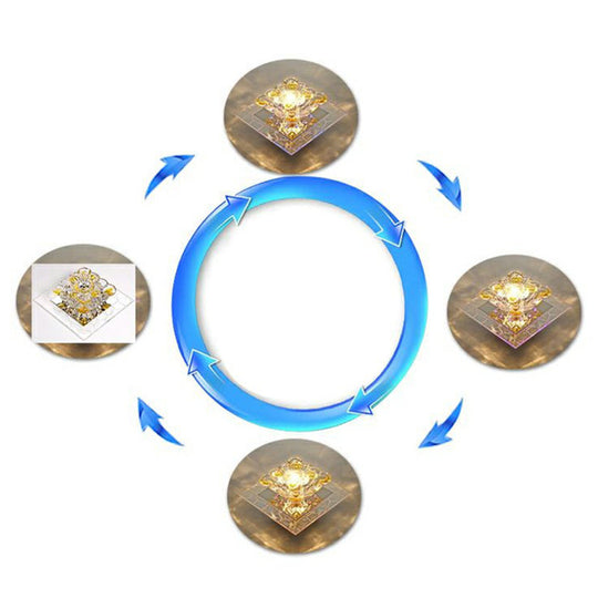 Modern Crystal Led Flush Mount Lighting For Hallway - Minimalist Clear Fixture / 3W 6 Color