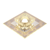 Modern Clear Crystal Led Flush Mount Ceiling Light For Entryway