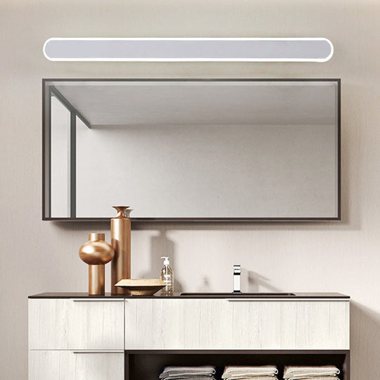 Modern Led Vanity Lamp For White Bathroom Mirror - Available In White/Warm Light 3 Sizes