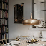 Modern Led Pendant Light: Stylish Round Design For Dining Room Suspended Lighting
