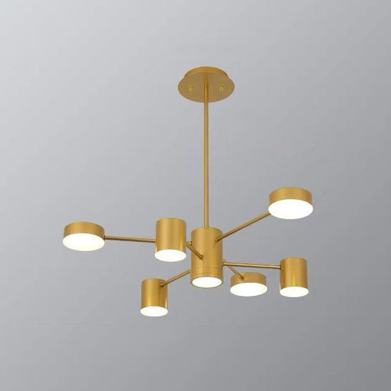 Minimalist Led Chandelier For Living Room - Starburst Pendant Light