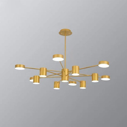 Minimalist Led Chandelier For Living Room - Starburst Pendant Light
