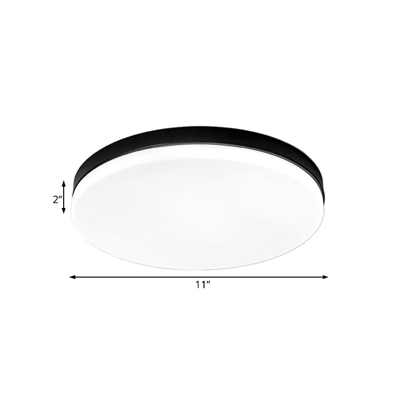 Simplicity Acrylic Flushmount Ceiling Light - Circle Design 11’/15’/19’ Diameter Warm/White