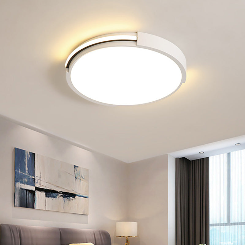 Ultra Thin Led Bedroom Ceiling Light In Warm/White 16’/19.5’ Diameter - Sleek & Simple