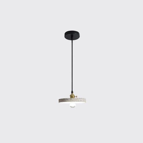 Terrazzo Nordic Style Single-Bulb Pendant Ceiling Light - Geometric Suspension Lighting