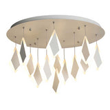 Contemporary Led Acrylic Flush Mount Bedroom Ceiling Light - Warm/White 19’/27’/31.5’ Wide
