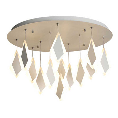 Contemporary Led Acrylic Flush Mount Bedroom Ceiling Light - Warm/White 19’/27’/31.5’ Wide