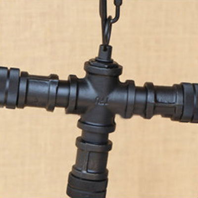 Vintage Style 3-Light Bottle Glass Chandelier With Smoke Grey/Blue Shades - Perfect For Bar Pendant