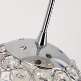 Hollowed Ball Silver Ceiling Lamp With 10 Metallic Bulbs - Artistic Staircase Suspension Light