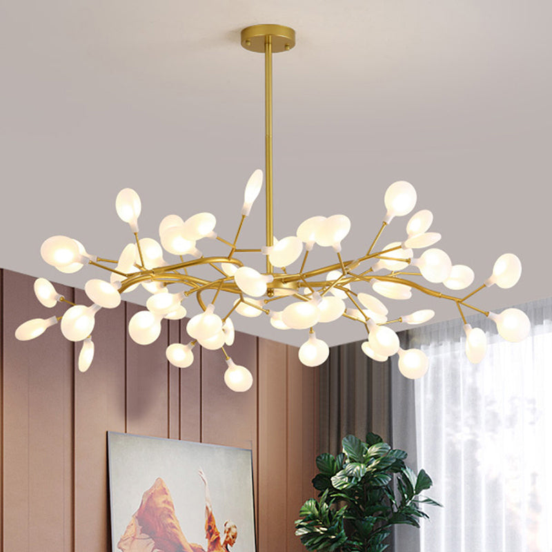 Firefly Led Acrylic Suspension Light - Nordic Style Chandelier Ideal For Living Room