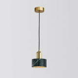 Minimalist Marble Pendant Light For Dining Rooms - Elegant Ceiling Fixture With Shaded Design Green