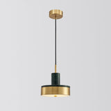 Minimalist Marble Pendant Light For Dining Rooms - Elegant Ceiling Fixture With Shaded Design Green