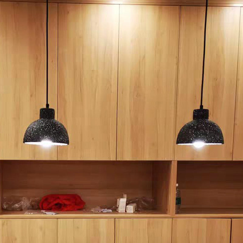 Terrazzo Geometric Pendant Light For Dining Room - Minimalistic 1-Light Suspension