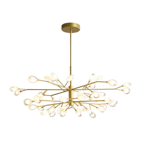 Modern Sputnik Led Ceiling Light Fixture For Living Rooms