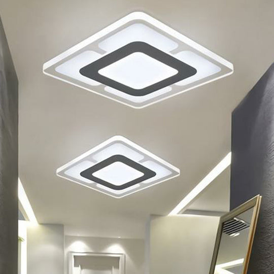 Modern Style Acrylic Led Flush Ceiling Light - Clear!’ This Revised Title Maintains The Important