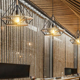 Hemp Rope Industrial Pendant Light For Restaurants - Single Ceiling Fixture