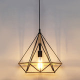 Hemp Rope Hanging Lamp - Single-Bulb Pendant For Vintage Restaurant Lighting (Brown) Brown / A