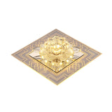 Modern Clear Floral Crystal Led Flush Mount Ceiling Light For Passage