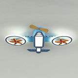 Blue Led Flush Mount Ceiling Light For Childs Room - Simplicity And Style In Third Gear