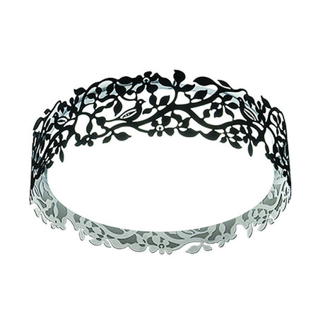 Drum Metal Flush Mount Led Ceiling Light In White/Black Traditional Style 17’/21.5’ Wide