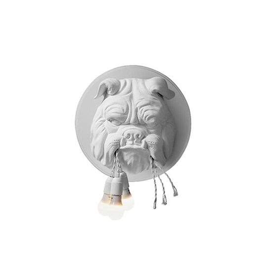 Bulldog Wall Light Nordic Resin Bathroom Sconce With 3 Heads - Stylish Lighting Fixture