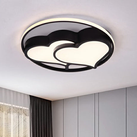 Ultrathin Led Flush Mount Bedroom Ceiling Fixture - Acrylic & Contemporary Lighting