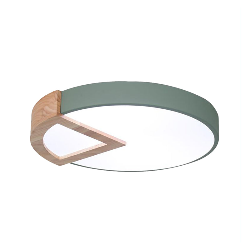 Nordic Macaron Flush Mount Light For Kids Bedrooms