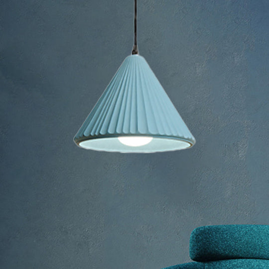 Modern Cement Cone Pendant Lamp - Stylish Light Fixture For Office Kitchen