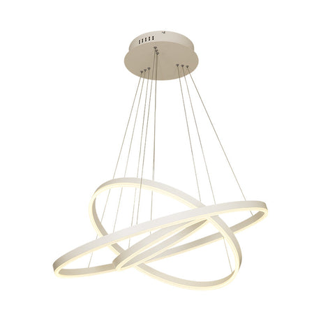 Modern Led Chandelier: Acrylic Suspension Lamp For Dining Room