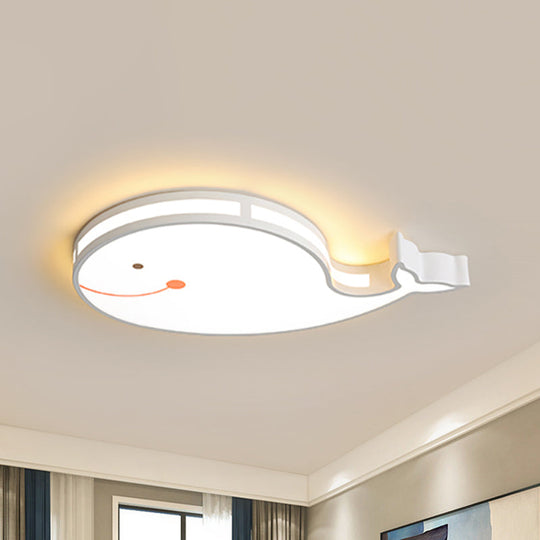 Whale Baby Cartoon Led Flush Mount Ceiling Light For Bedroom’ This Revised Title Maintains The
