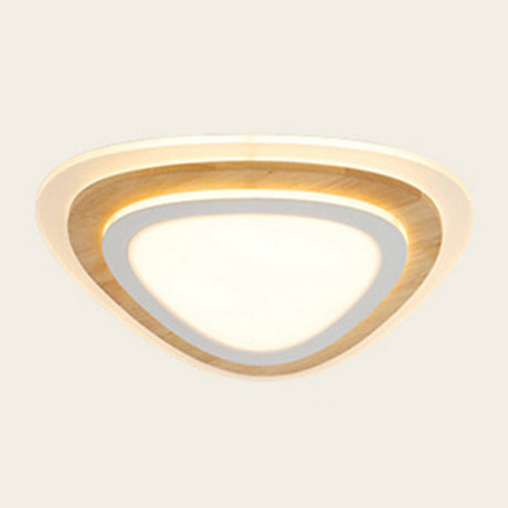 Nautical Acrylic Led Flush Mount Ceiling Light For Kids Room